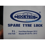 lock tech ที่ล็อค ยางอะไหล่  Mazda BT-50 Pro บีที 50 โปร 